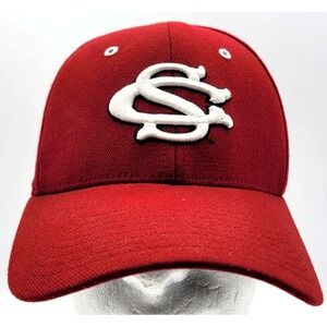 SOUTH CAROLINA GAMECOCKS HAT CAP NCAA ZEPHYR SZ M/L‎ CRIMSON FITTED CWS COCKS
